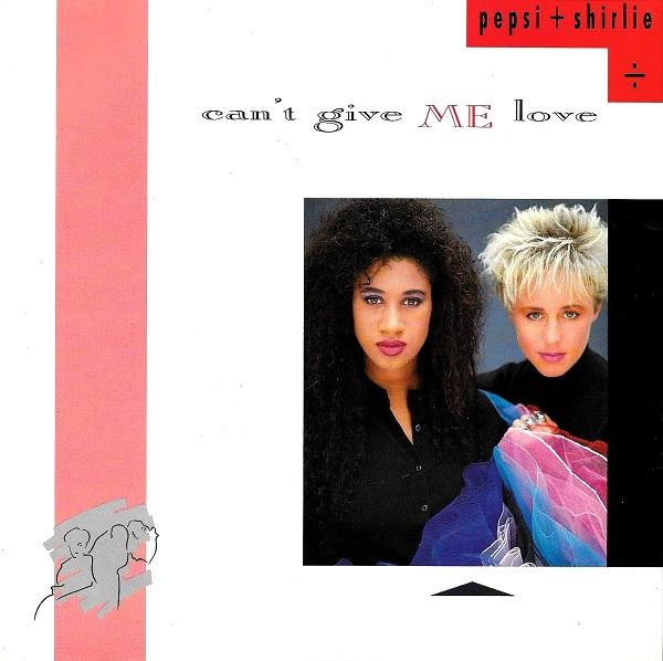 7-дюймовая пластинка PEPSI & SHIRLIE - Can't Give Me Love POSP885 Polydor 1987 UK Танцевальная и электронная музыка Б/У