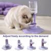 Gravitys-Fed Cat Water Dispenser, 640ml Reservoir, Automatic Refill Bowl, Elevated Pet Hydration Station for Indoor Dogs Cats