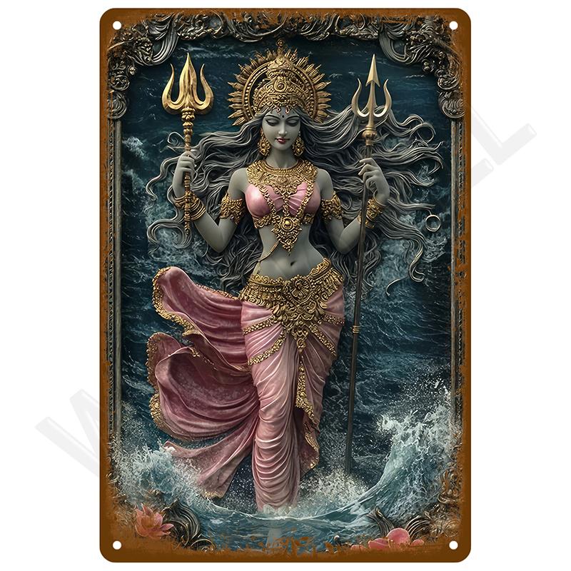 Retro Wall Art Mural Outdoor House Bathroom Home Room Decorations Decor Vintage Metal Signs Plates Tin Sign Posters Man Cave Bar