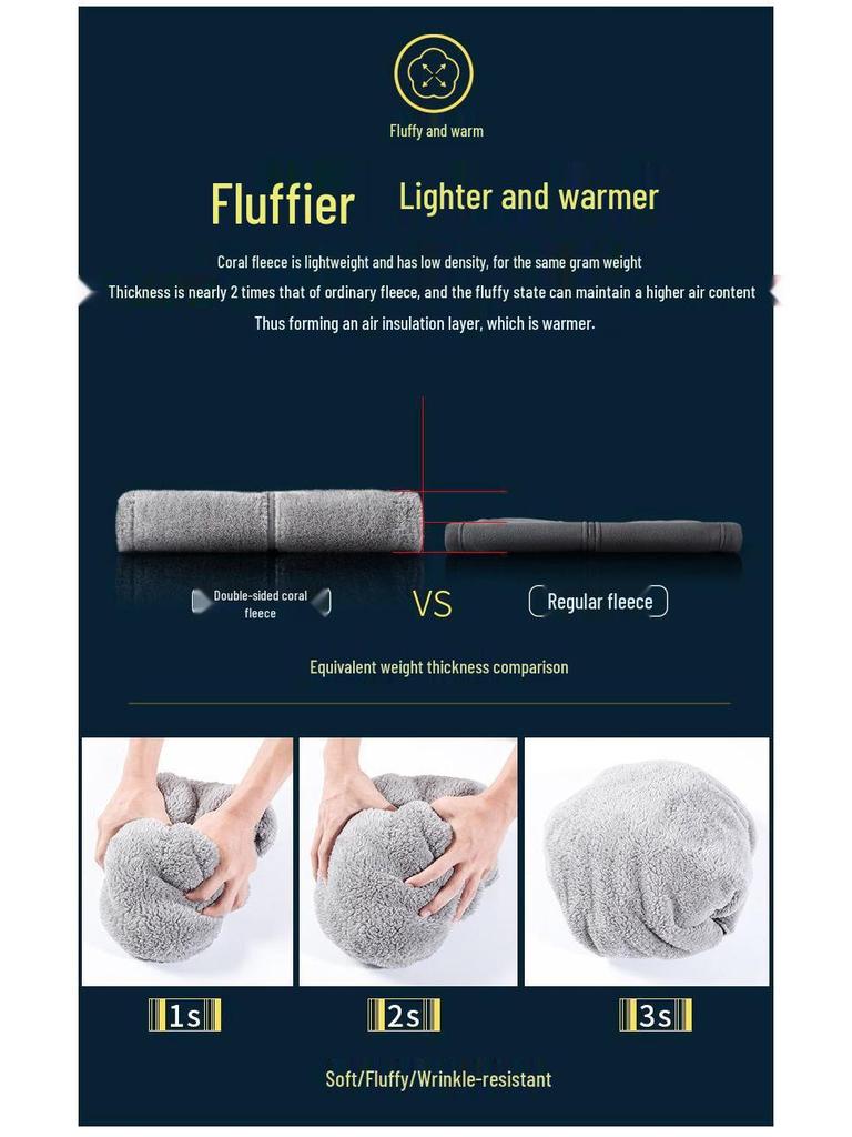 Женская флисовая куртка большого размера с двусторонним ворсом - Бархатистая, Плотная, Осень/Зима, Теплая, Свободного кроя, Воротник-стойка, Модный кардиган-свитшот.