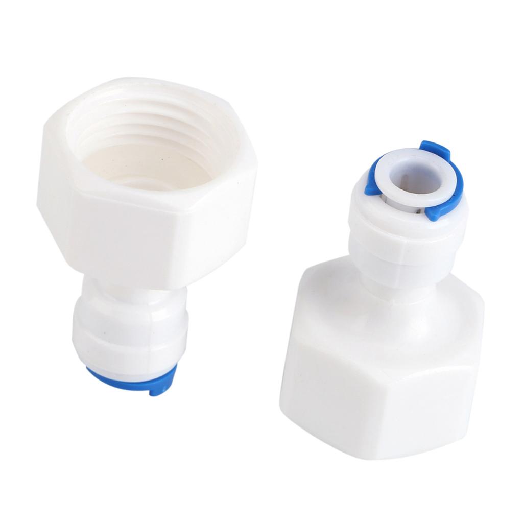 6 шт. 1/4 OD трубки к 1/2 Female Push-in быстроразъемному соединению для фильтра для воды обратного осмоса