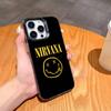 L-К сожалению N-Нирвана R-Рок-группа Чехол для телефона Для iPhone17,16,15,14,13,12,11,Pro,MAX Белый Матовый Ударопрочный Чехол