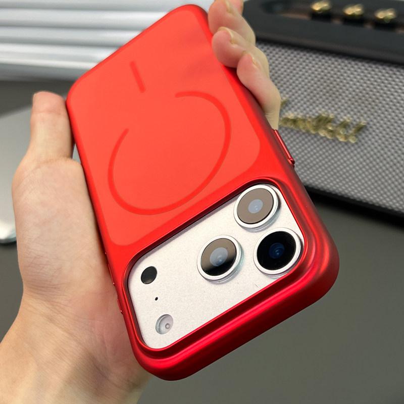 Новый тонкий кольцевой магнитный чехол для мобильного телефона iPhone18PROMAX подходит для Apple 17, полноразмерный жесткий защитный чехол.