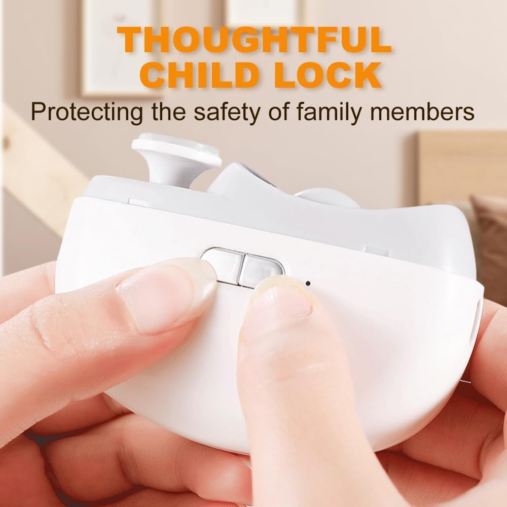 2-в-1 Электрический кусачки для ногтей Автоматический набор для ухода за ногтями Маникюрный триммер для ногтей Для взрослых Младенца Пальцы Ноги Ножницы Педикюр Толстые ногти Резак Точилка