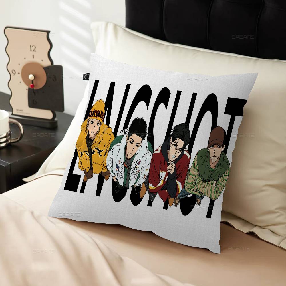 Lngshot Hip-Hop Group Office Cushion Pillowcase Car Cushion Cover45X45Cm Lumbar Pillowcase Sofa Pillowcover