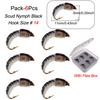 Fishing Lures - 6/9Pcs/Box Realistic Nymph Scud Fly for Trout Fishing Fly Tying Artificial Bait Lure