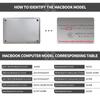 Laptop Hard Shell Case MacBook Air 13 Inch Pro 15 16 Anti-drop Heat Dissipation Matte PC Cover