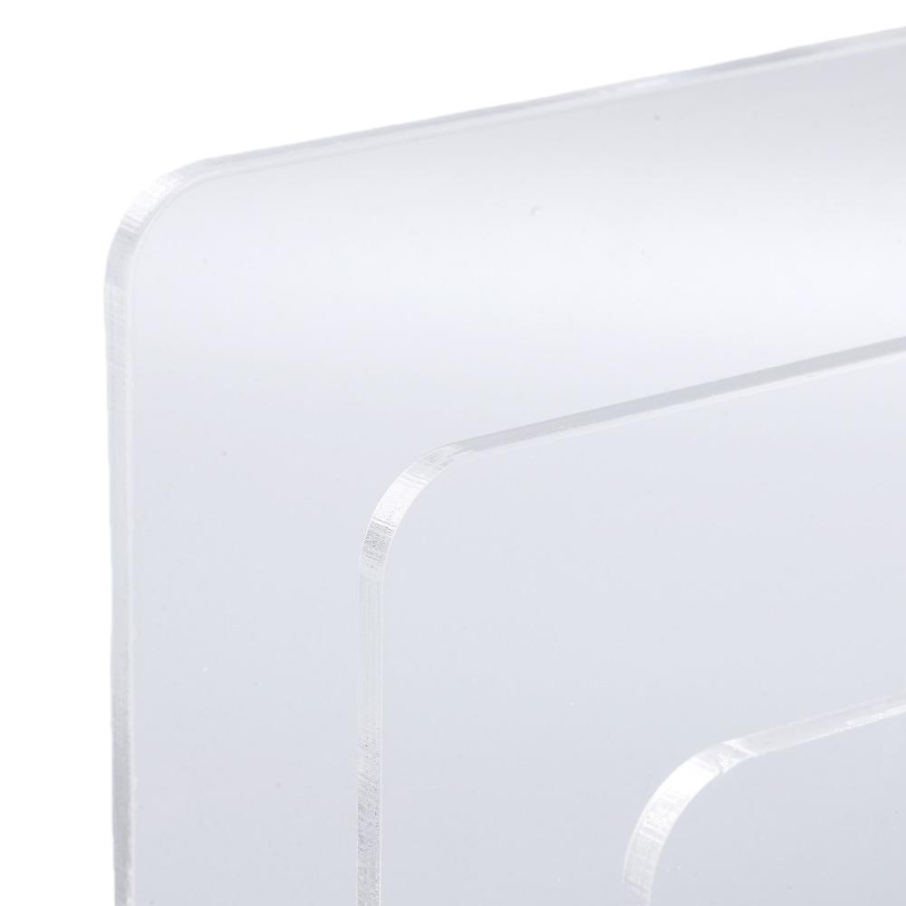 Acrylic Mail Sorter Transparent Mail File Organizer Clear Desktop Letter Holder Desk Storage