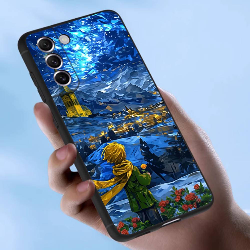 Масляная живопись Маленький принц Чехол для Samsung Galaxy Чехол S25 S23 S22 S21 S30 S20 S10 Ultra Plus FE ТПУ Мягкий чехол