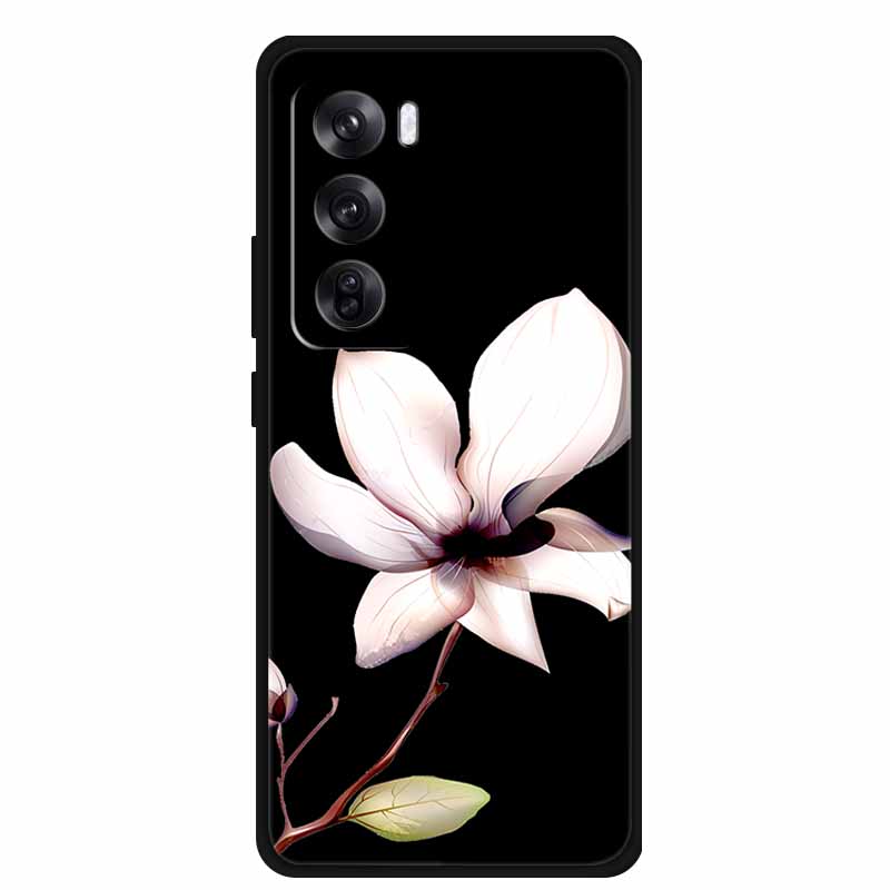 Чехол для OPPO Reno 12 / Reno12 Pro Глобальная версия Модный Принт Мягкий Силиконовый Задний Чехол Для Reno12 Pro Чехол с Кошкой Reno12 5G
