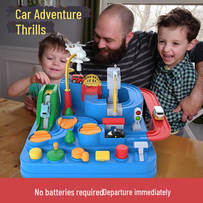 "Adventure Car Track: Educational Train Set for Kids"