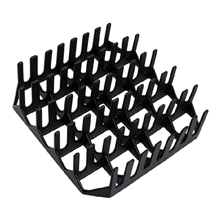 Family Kitchen Rack for Hot Dog and Sausage Cooking, Square Counter Rack for Cookout Serving and Group Meal Work