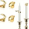 Metal Safety Automatic Candle Extinguisher Candle Tool Metal Clip Candle Accessories Automatic Fire Cover