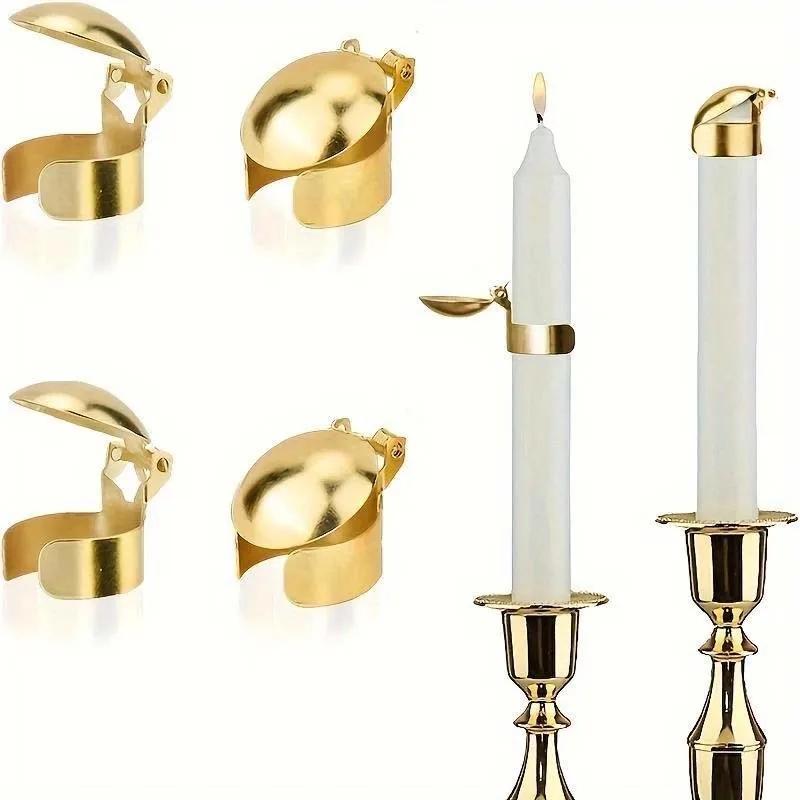 Metal Safety Automatic Candle Extinguisher Candle Tool Metal Clip Candle Accessories Automatic Fire Cover