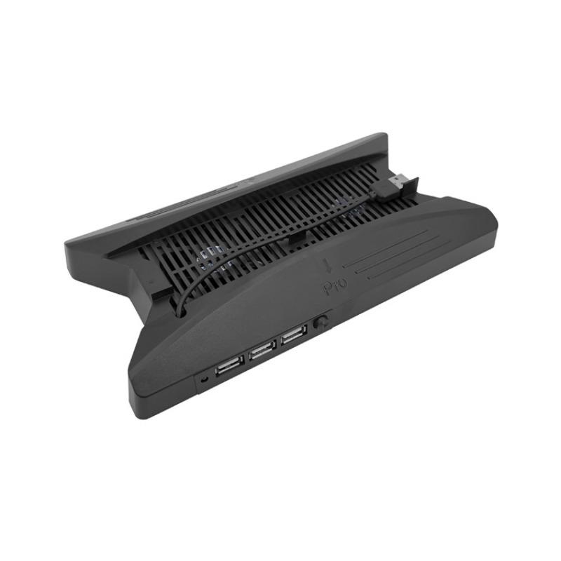 3 USB Hub 2.0 Dual Cooling Fan Station Вертикальная подставка для Play Station PS4 Slim/Pro