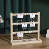 Wooden Jewelry Collection Rack Solid Wood Earrings Jewelry Hanging Showcase Bracelet Display