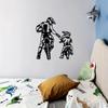 Father and Son Moto Metal Wall Art - Perfect Christmas Gift for Boys or Fathers | Stylish Home Decor for Bedroom and Living Room