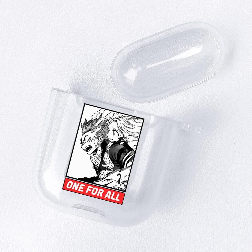 Аниме My Hero Academy фигурки прозрачный чехол для Airpods Funda Airpods 2/1 чехол Boku No Hero Academy мягкий чехол из ТПУ
