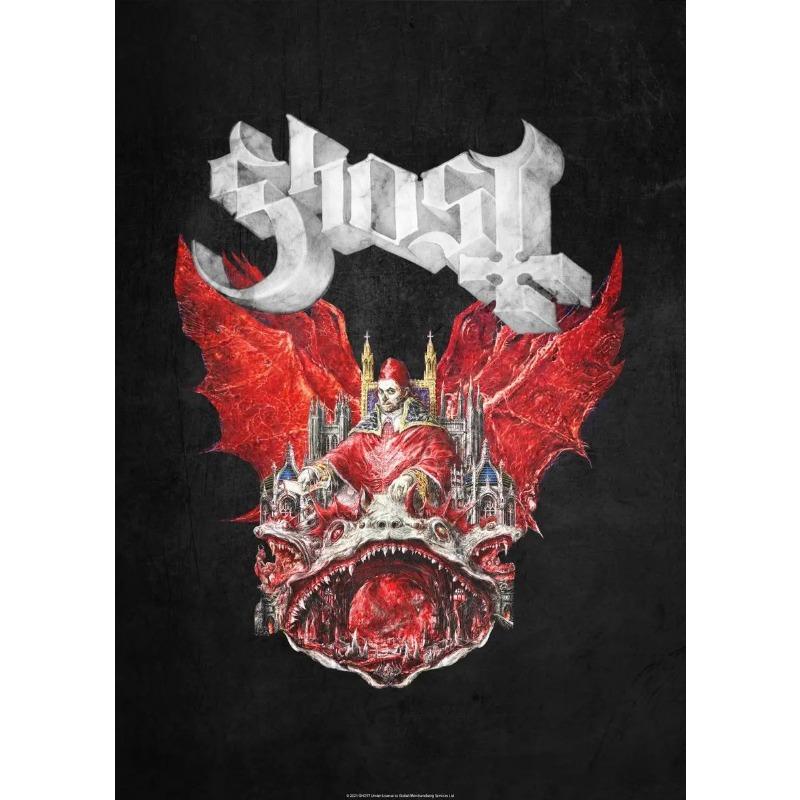 Абстрактные Ghost Band Poster Heavy Metal Band Wall Art Холст Картина Печать HD Картины для Гостиной Кофейня Бар Домашний Декор