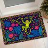 1pc Tropical Jungle Monkey Suitable for Entryway, Bathroom, Bedroom & Living Room - Non-Slip Absorbent Floor Mat with Jungle Monkey Print, Soft Machin