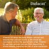 Didacat Vitamin K2 + D3 100 MCG 5000 IU, 120 Vegetable Capsules Bone and Heart Support