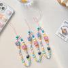 Flower Heart Telephone Jewelry Phone Case Lanyard Cellphone Strap Mobile Phone Chain Phone Lanyard