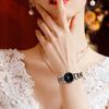 Calvin Klein Quartz Watch Stainless Steel Band 33Mm Black Dial 30M Water Resistant Women watches Silver K3G23121