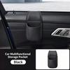 Car Door Cup Holder Multifunctional Adhesive Storage Pocket Auto Door Mount Drink Bottle Holder Phone Sundries Storage Bag