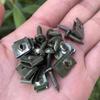 20/40/60Pcs U-Shaped U-Type Fastener Clips Iron Metal Screw Clips  Car Accessories