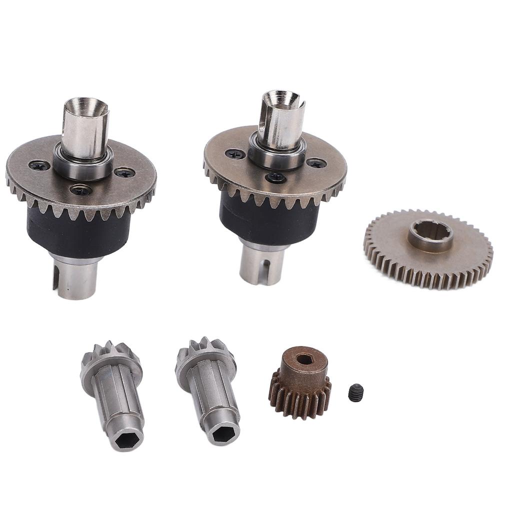 RC Differential Gear Set High Hardness Hard Wearing Metal Differentials and Gears for SCY 16101 16102 16103 1 16