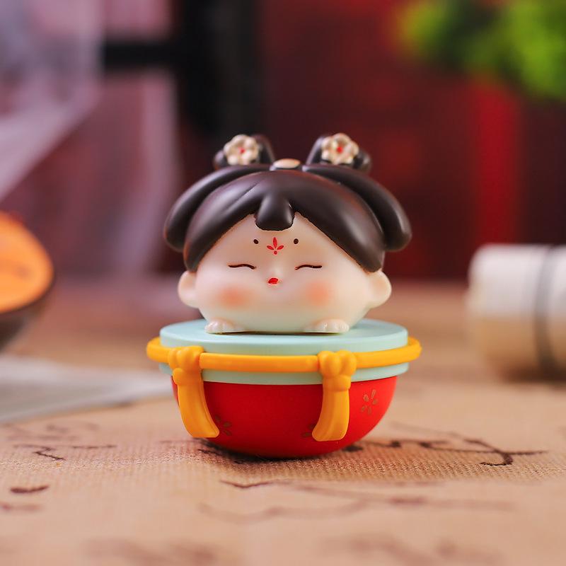 Креативный держатель для телефона в стиле династии Тан: Изысканный орнамент из смолы