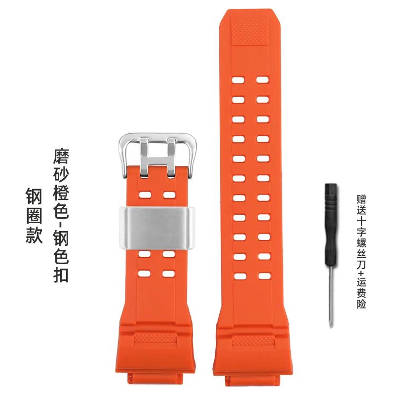 Silicone Rubber Watch Band For Casio G Shock GW9400 GW 9400 GW9200 Camouflage Color Strap Waterproof Men's Bracelet Accessories