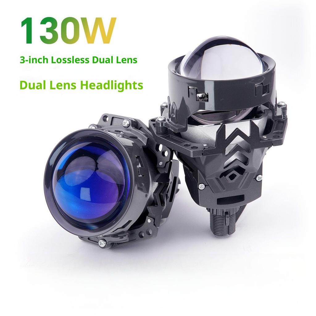 3 Inch LED Double Cup Bifocal Lens Universal Non-destructive Modification High Power Lens Headlight Led Headlight