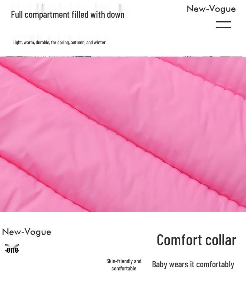 Children's 2026 Lightweight Cotton Jacket - Unisex, Medium to Large Sizes, Short Style Outerwear