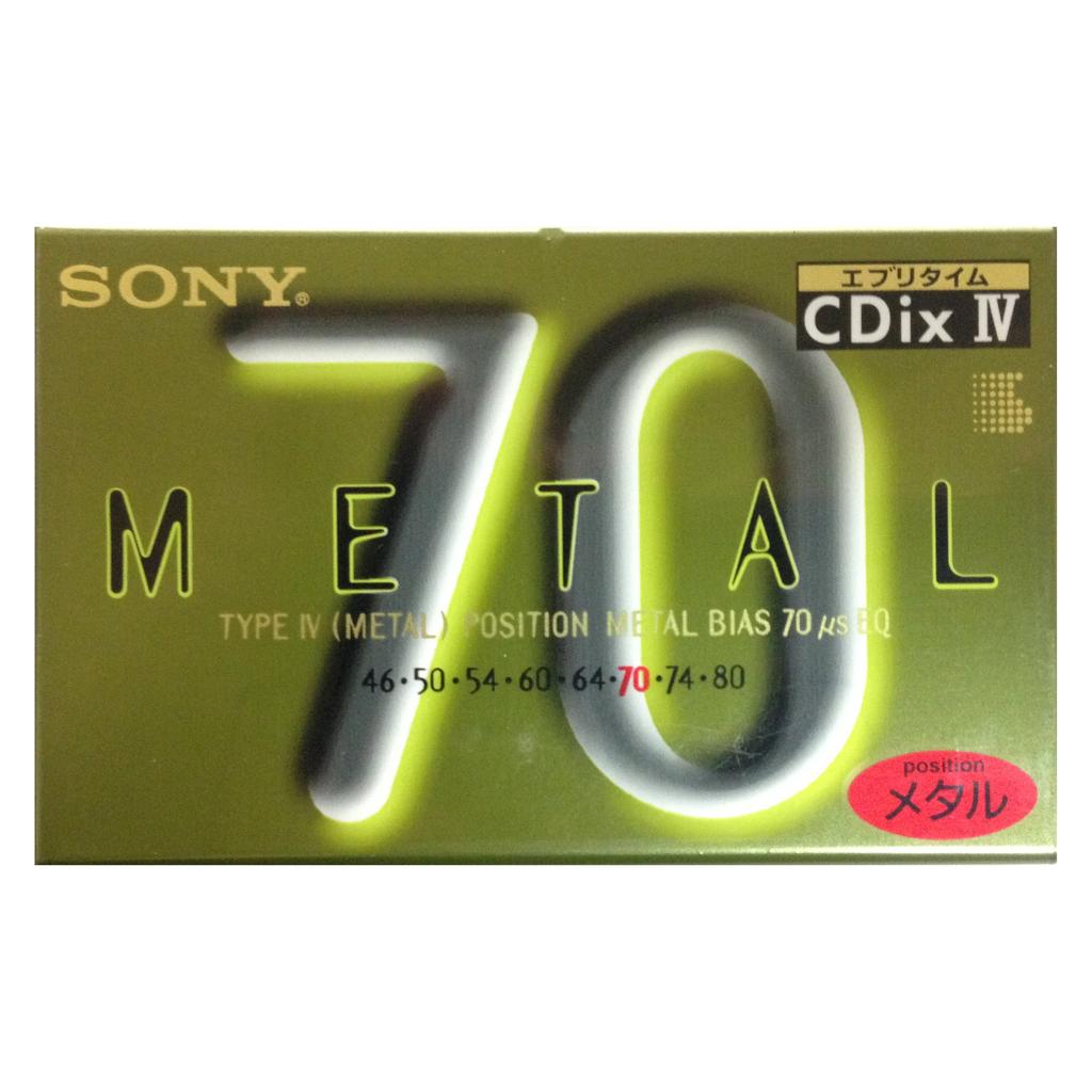 Sony CDix IV Металлическая позиция 70 минут C-70CDX4C