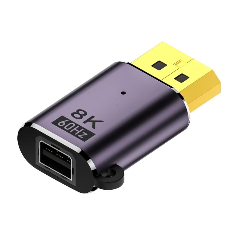 Two-Direction Mini  Converters Mini  Adapter 32Gbps Support 8K60Hz,4K120Hz 7680x4320P
