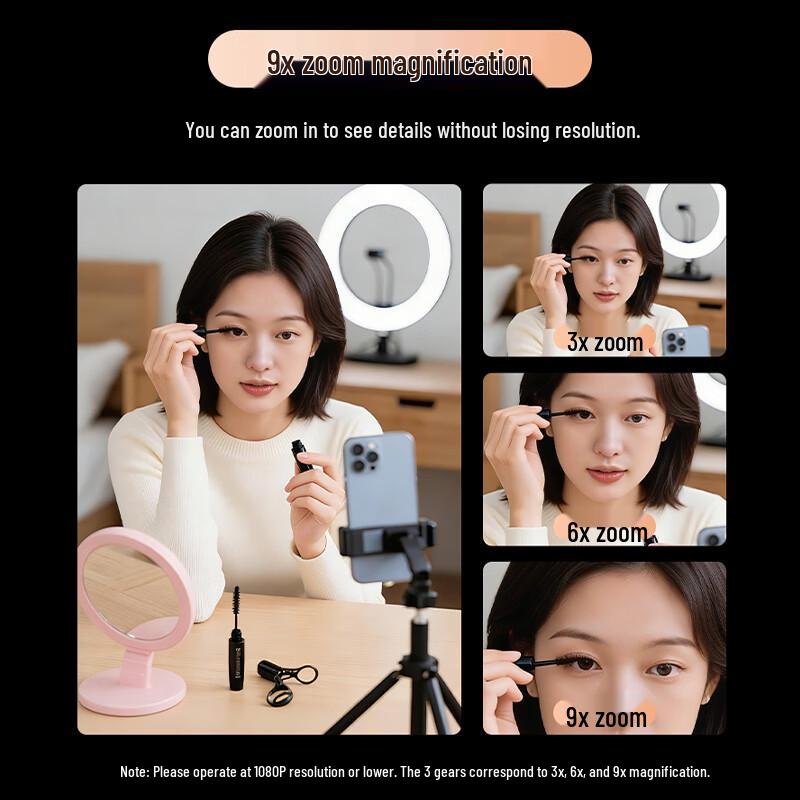 Steak 4K 12MP USB Live Streaming Webcam