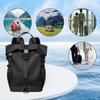 Roll Lid Backpack Multipurpose Gym Bag Water Resistant Stylish Men Rucksack