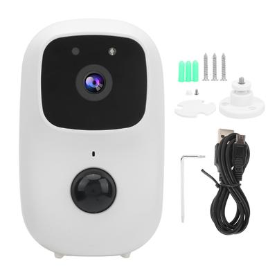 1080P WIFI Умный домофон Видимая камера Дверной звонок PIR Обнаружение движения IP65 Водонепроницаемый Пылезащитный