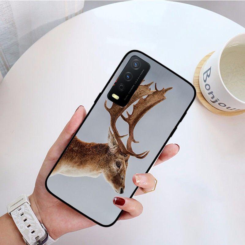 Чехол для телефона Sika deer funda Для vivo Y31 Y30 Y33S Y11S Y12S Y17 Y20 Y20S Y21 Y21S Y1S Y53S Y15 Y19 Y91C V23 5G Чехлы coque