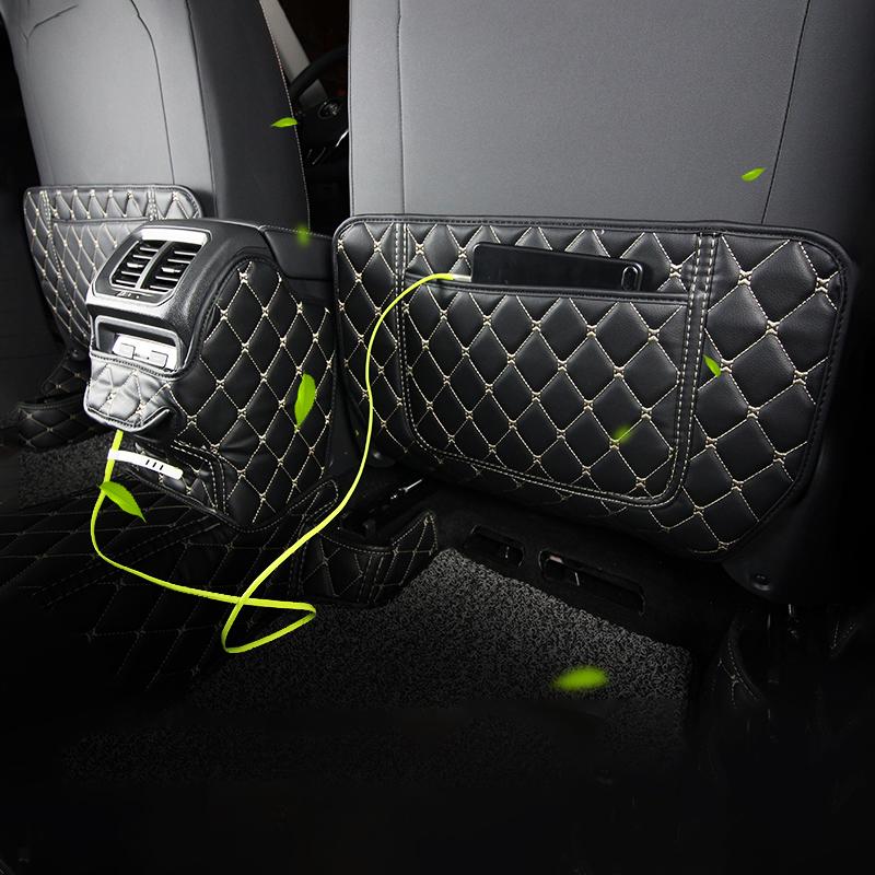 Спинка автомобильного сиденья, защита от ударов, чистый коврик, антигрязный коврик для Volkswagen VW Tiguan MK2 2016 2017 2018 2022