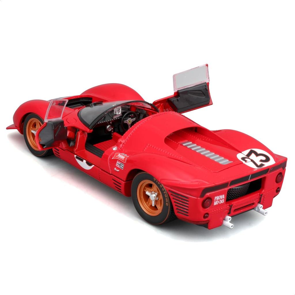 Bburago 1/24 Ferrari 330 P4 Daytona Red / Металлическая модель автомобиля, Готовая модель 18-26310
