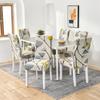 1/2/4/6 Pieces Printed Chair Cover Washable Big Elastic Kitchen Chair Covers Stretch Seat Slipcovers For Dining Room Home Decor