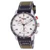 Eurofighter Chronograph Leather Strap Beige Dial Quartz 7298-5 72985 100M Мужские часы