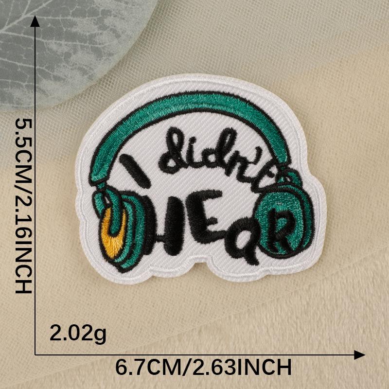 Оригинальная мультяшная вышивка в виде смайлика для одежды и головных уборов