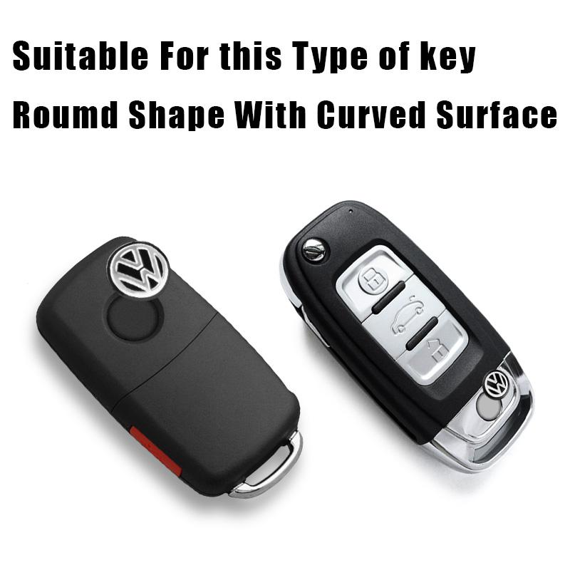 Для Volkswagen 14 мм 11 мм Для VW GTI Golf 5 7 Mk6 Passat B5 B6 Polo Scirocco Jetta Автомобильный Пульт Дистанционного Управления Ключ Наклейка Значок Эмблема Декаль Аксессуары