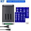 800mAh AAA Rechargeable Battery 1.2V Ni-MH AAA Battery Batteries AAA+LCD Display Charger for NiMh NiCd AA AAA Battery