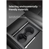 Custom Soft Silicone Cup Holder Mats For TESLA Model Y 2025 Juniper Anti-Slip,Interior Center Console Cup Holders  Easy to Clean