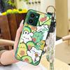 Fashion Design Ring Phone Case For Nokia HMD Pulse/Pulse+/Pulse Pro Anti-dust Wrist Strap Back Cover Cartoon Protective