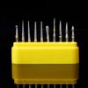 10Pcs/Set Dental Diamond Burs For Teeth Porcelain Ceramics Composite Polishing Lab Material
